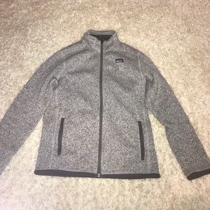 patagonia zip up fleece